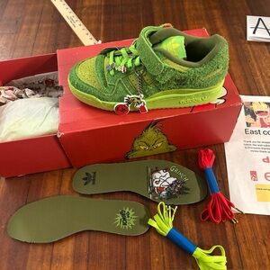 Adidas Forum Low 'The Grinch' Green | HP6772 | 7 Mens  / 8 WMNS | Ships Fast 💨